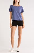 Abound Slashed Neck Relaxed Short Sleeve T-Shirt