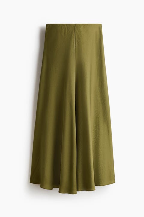 Satin Maxi Skirt