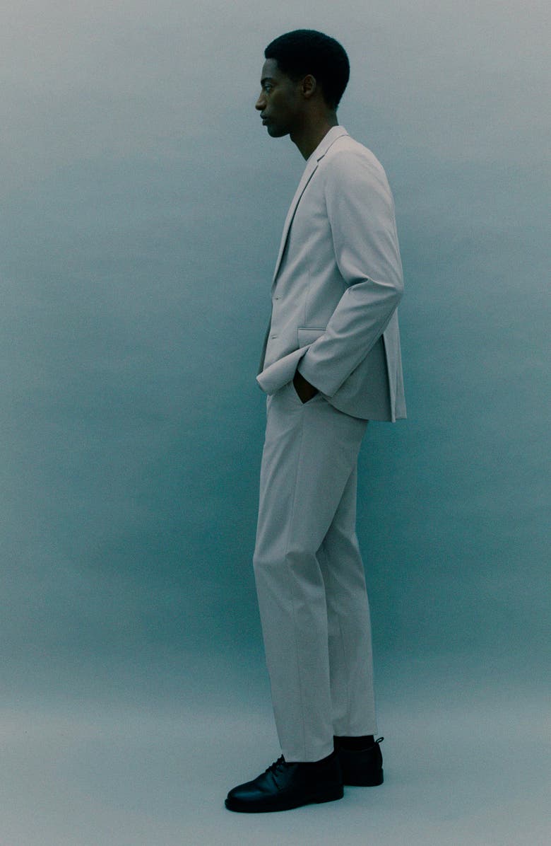 MANGO Zurich Thermolite<sup>®</sup> Slim Fit Suit Pants, Alternate, color, Beige