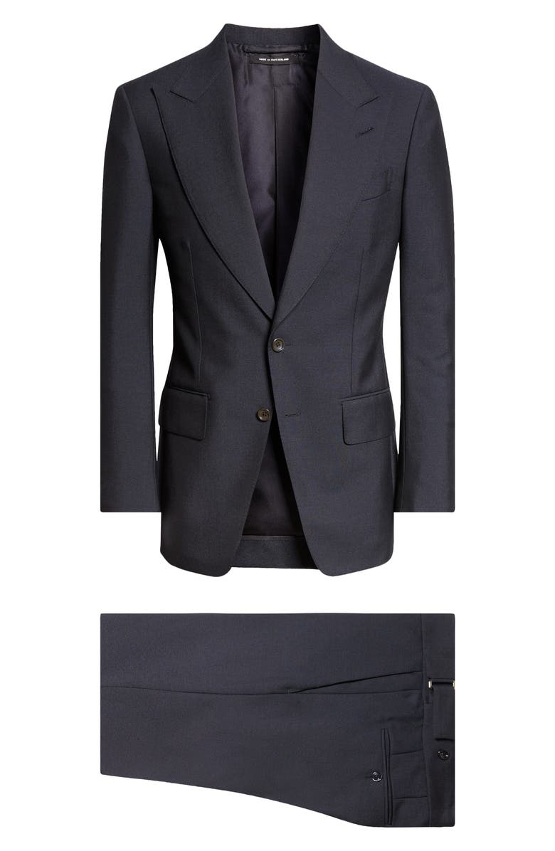 TOM FORD Atticus Wool & Mohair Suit, Alternate, color, Navy