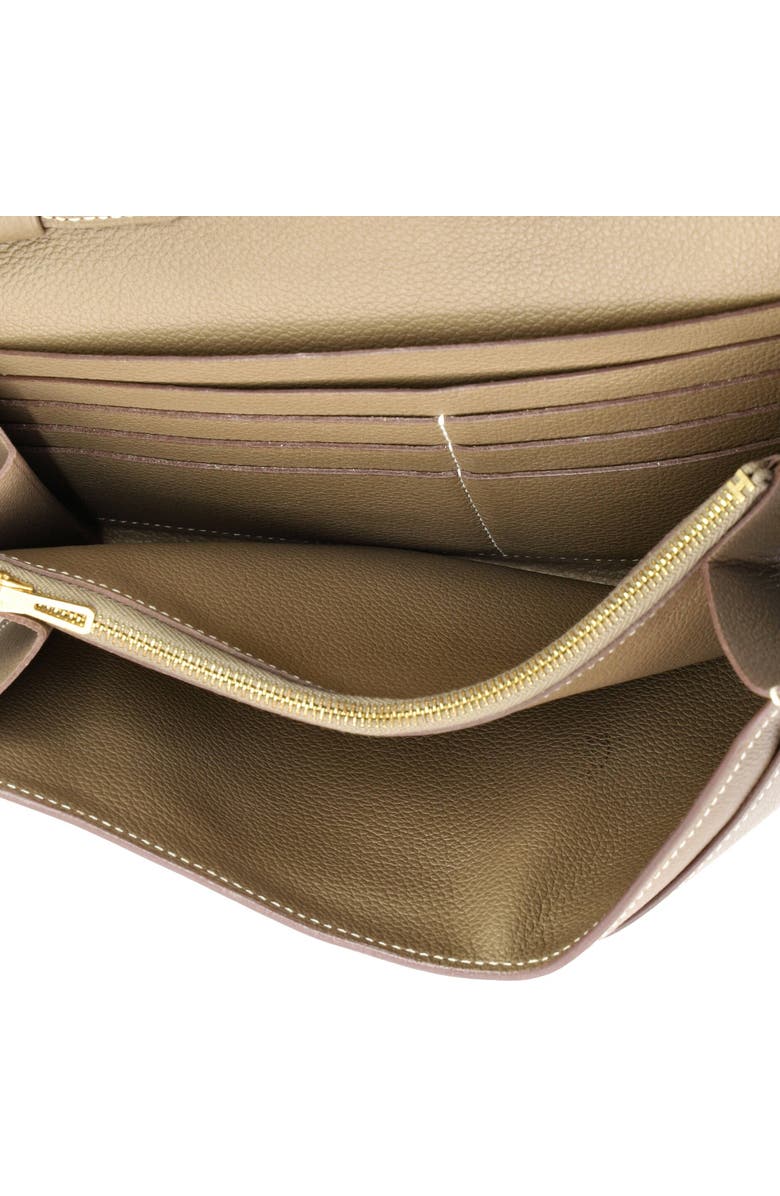 Pre-Owned Hermes Constance To Go Wallet Evercolor, Alternate, color, Etoupe