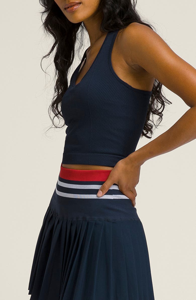 WILSON Everyday Rib Bra Tank, Alternate, color, Classic Navy