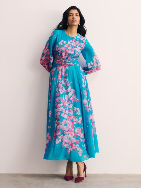 Portofino Silk Chiffon Dress