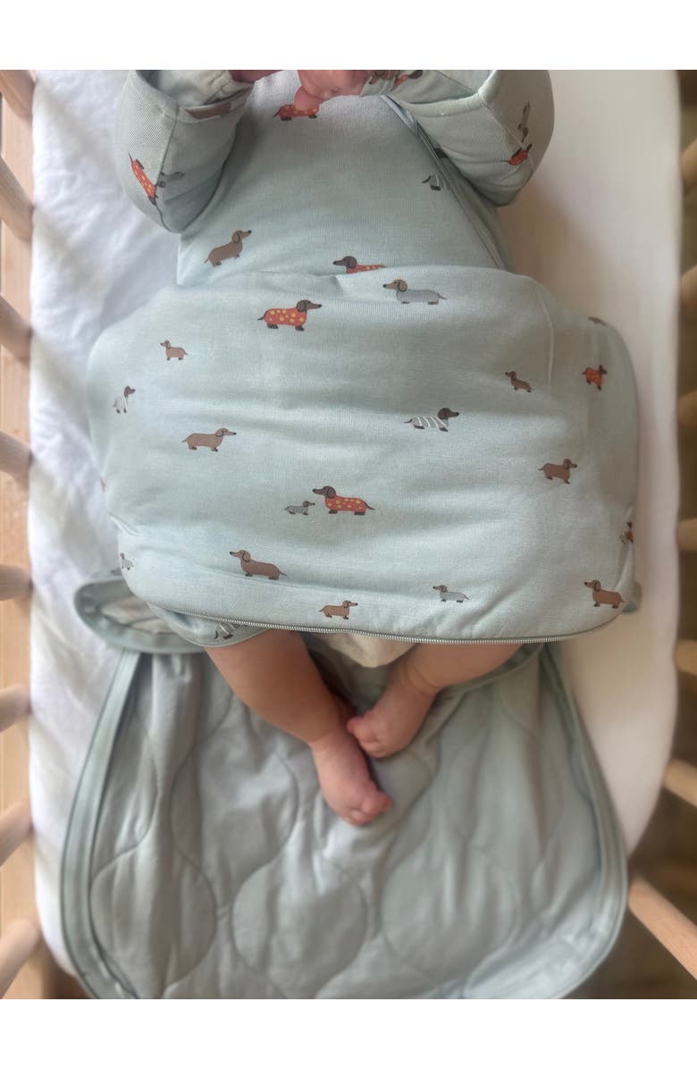 gunamuna Long Sleeve Swaddle Sleep Bag, 2.5 TOG - Baby, Alternate, color, Woof