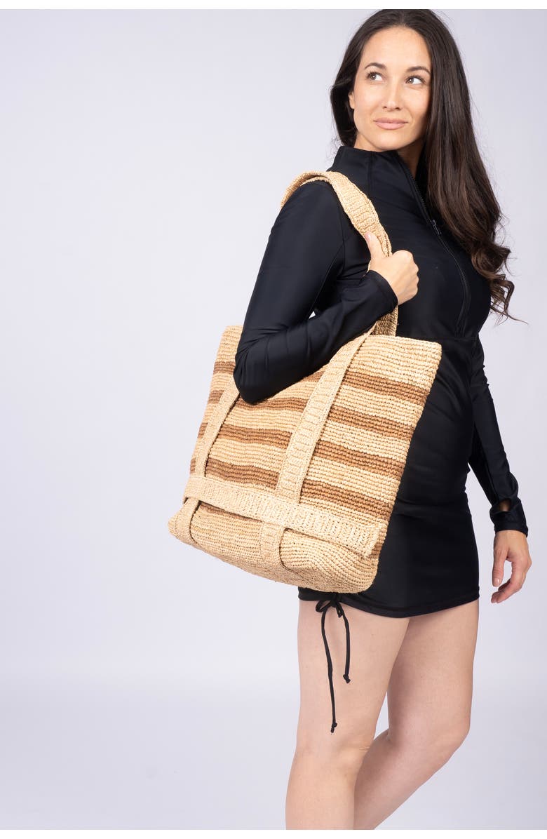 Line in the Sand Splash Around Swim Dress, Alternate, color, Ink