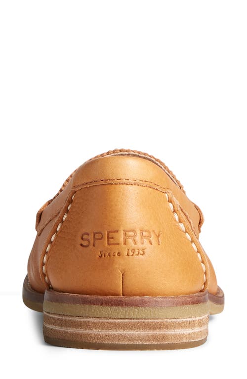 Sperry Seaport Penny Loafer In Brown