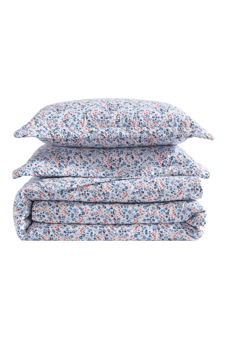 Leona 3-Piece King Quilt & Sham Set, Main, color, BRIGHT RED