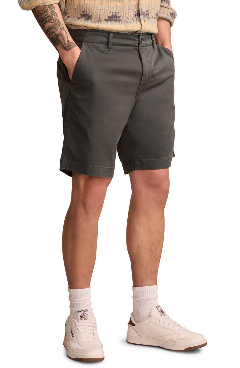 Lucky Brand Stretch Twill Shorts, Alternate, color, 