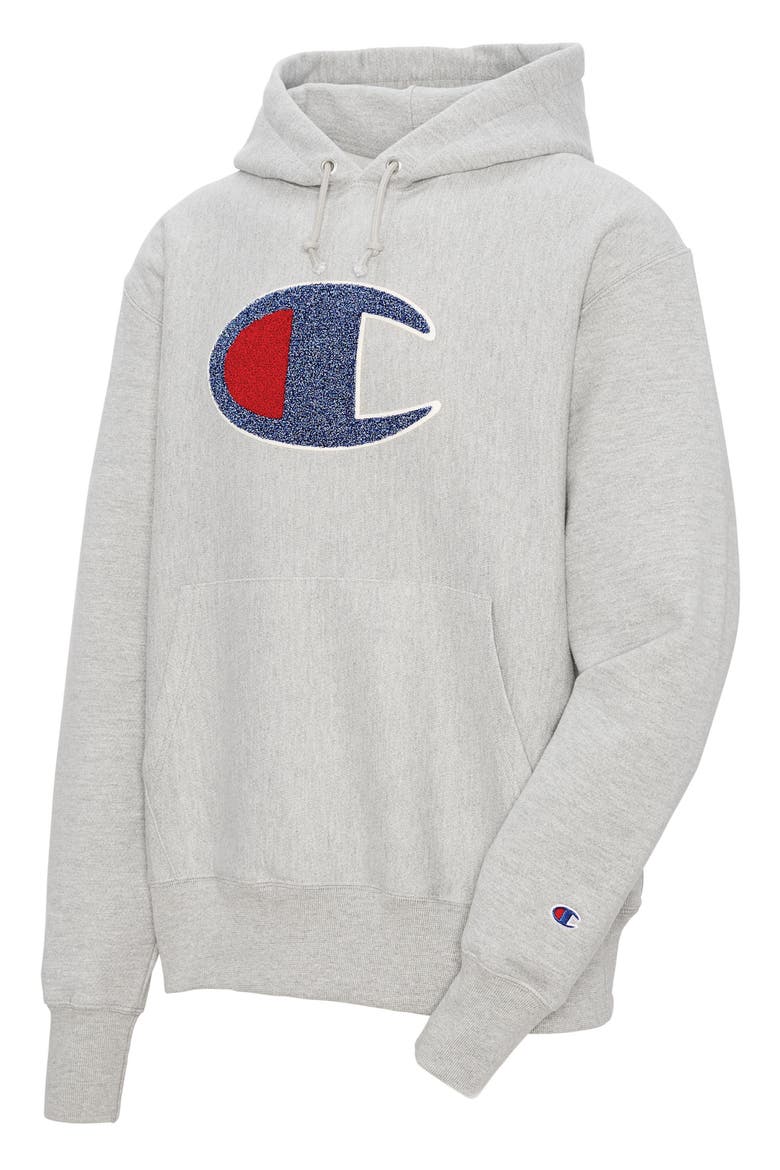 Reverse Weave® Hoodie, Alternate, color, OXFORD GRAY