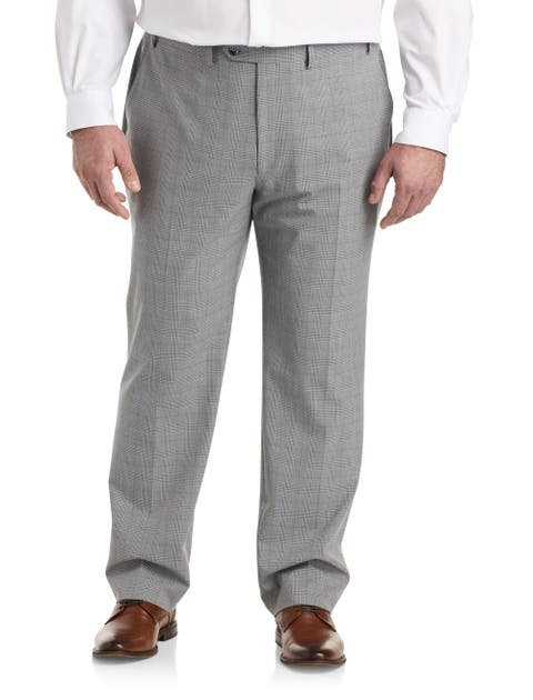 Big & Tall Plaid Suit Pants