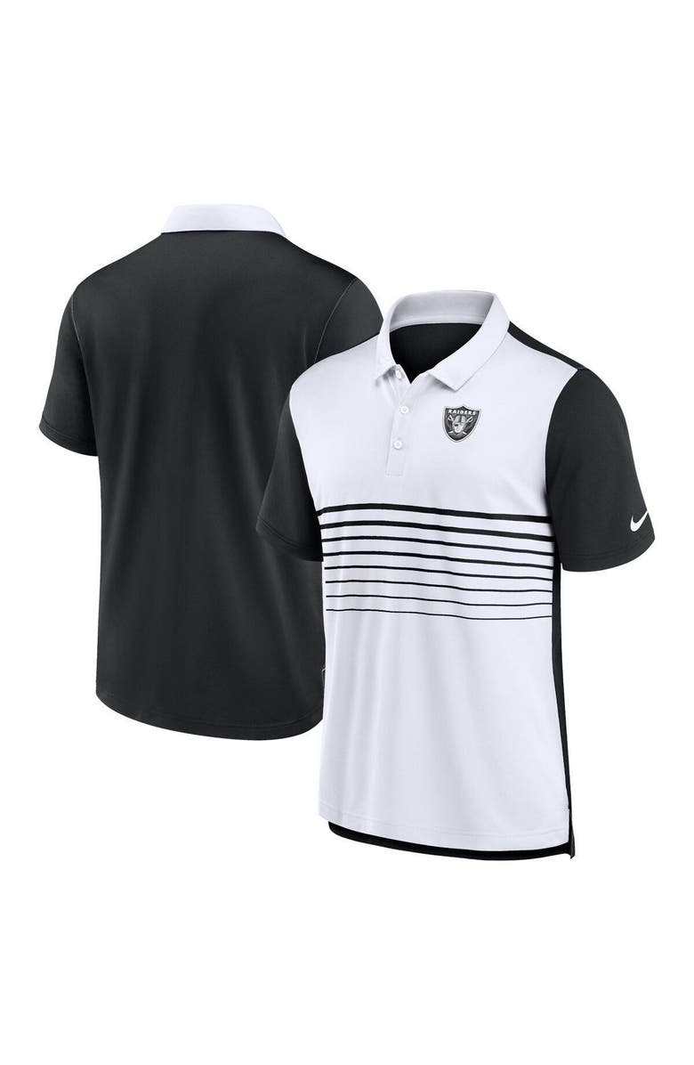 Nike Men's Nike Black/White Las Vegas Raiders Fashion Performance Polo, Main, color, Black