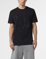 PHILIPP PLEIN Round Neck T-Shirt Skull Strass Skull Strass Men