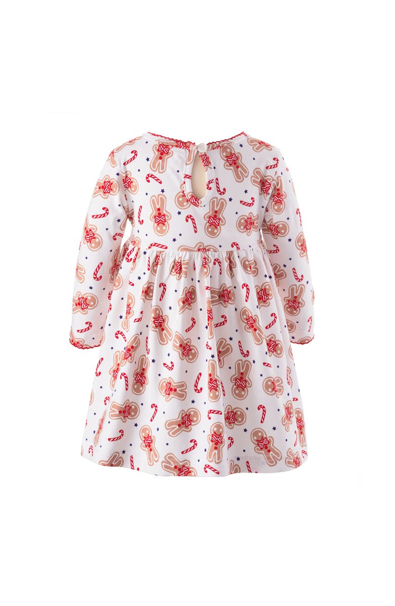 Rachel Riley Gingerbread Jersey Dress, Alternate, color, 