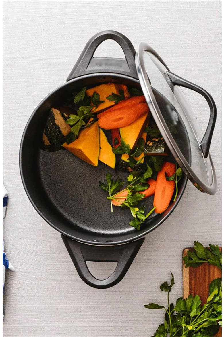 iD3® Stockpot with Lid 8qt, Alternate, color, BLACK