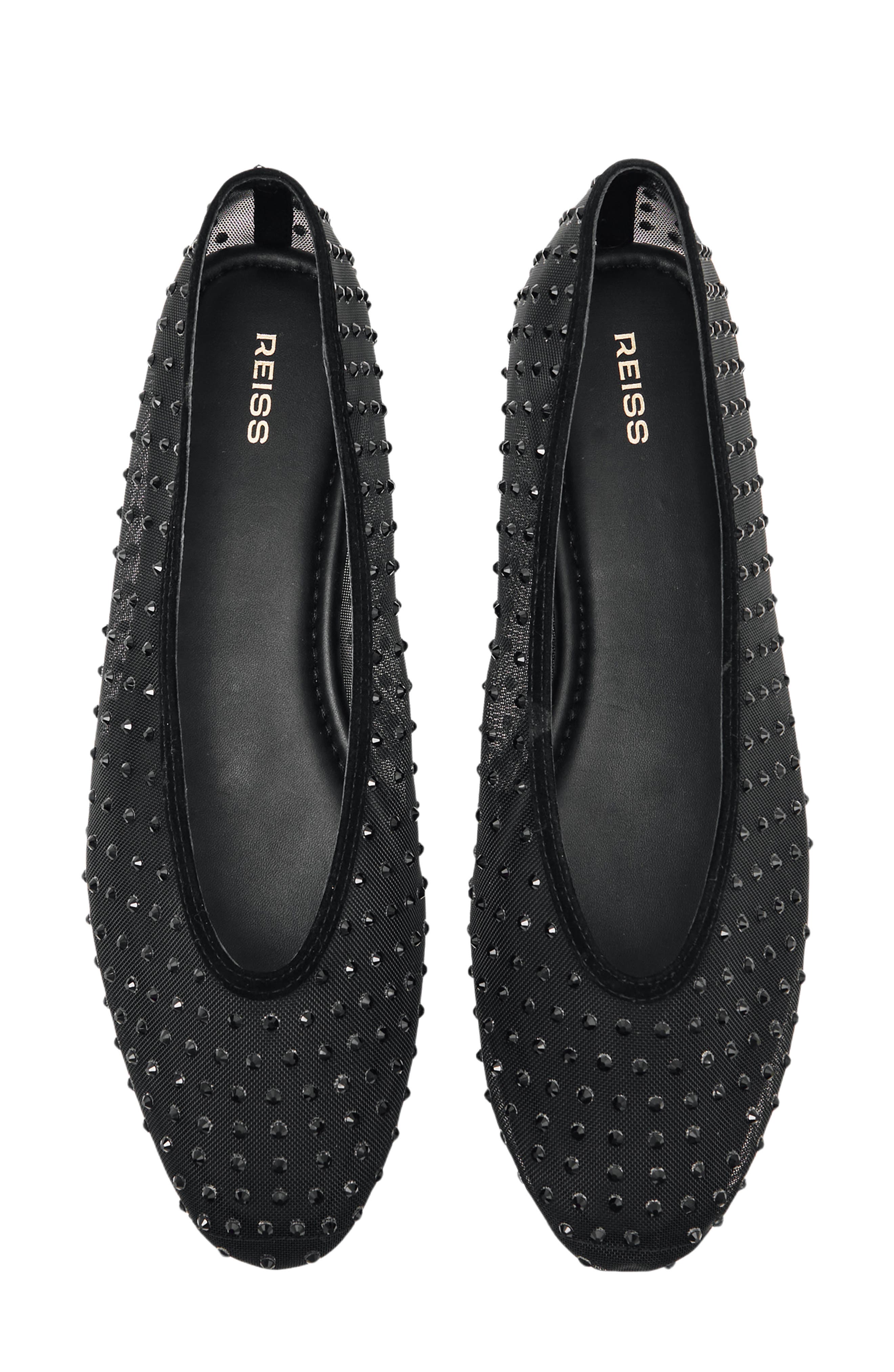 Reiss Dina Flat, Alternate, color, Black