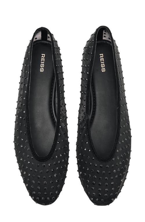 Reiss Dina Flat In Black