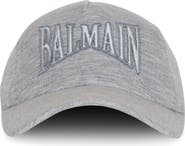Balmain Embroidered jersey cap