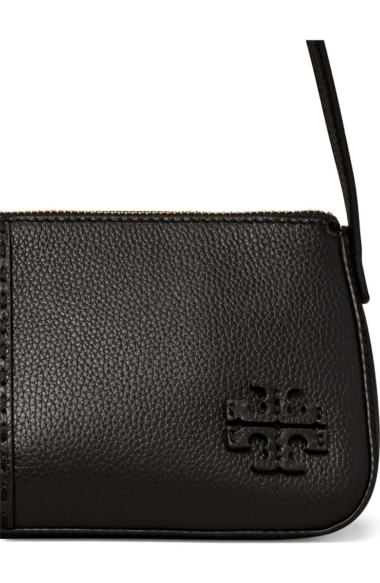 Tory Burch McGraw Pebble Leather Wedge Shoulder Bag, Alternate, color,