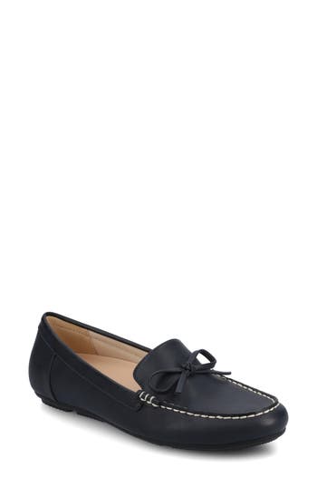 Journee Collection Journee Womens Novella Medium And Wide Width Driving Loafer In Blue