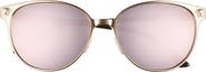 Versace Glam Medusa 57mm Cat Eye Sunglasses
