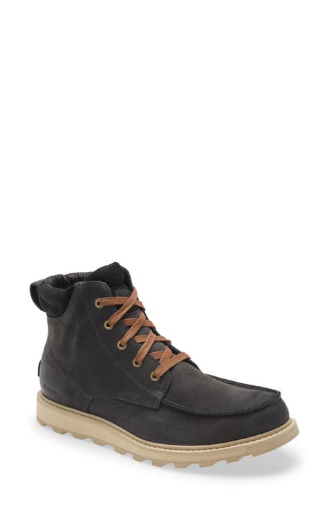 Black mens waterproof shops boots