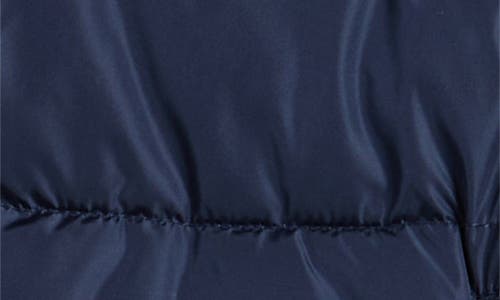 Save The Duck Kids' Shiny Water Repellent Puffer Jacket With Detachable Hood In Blue