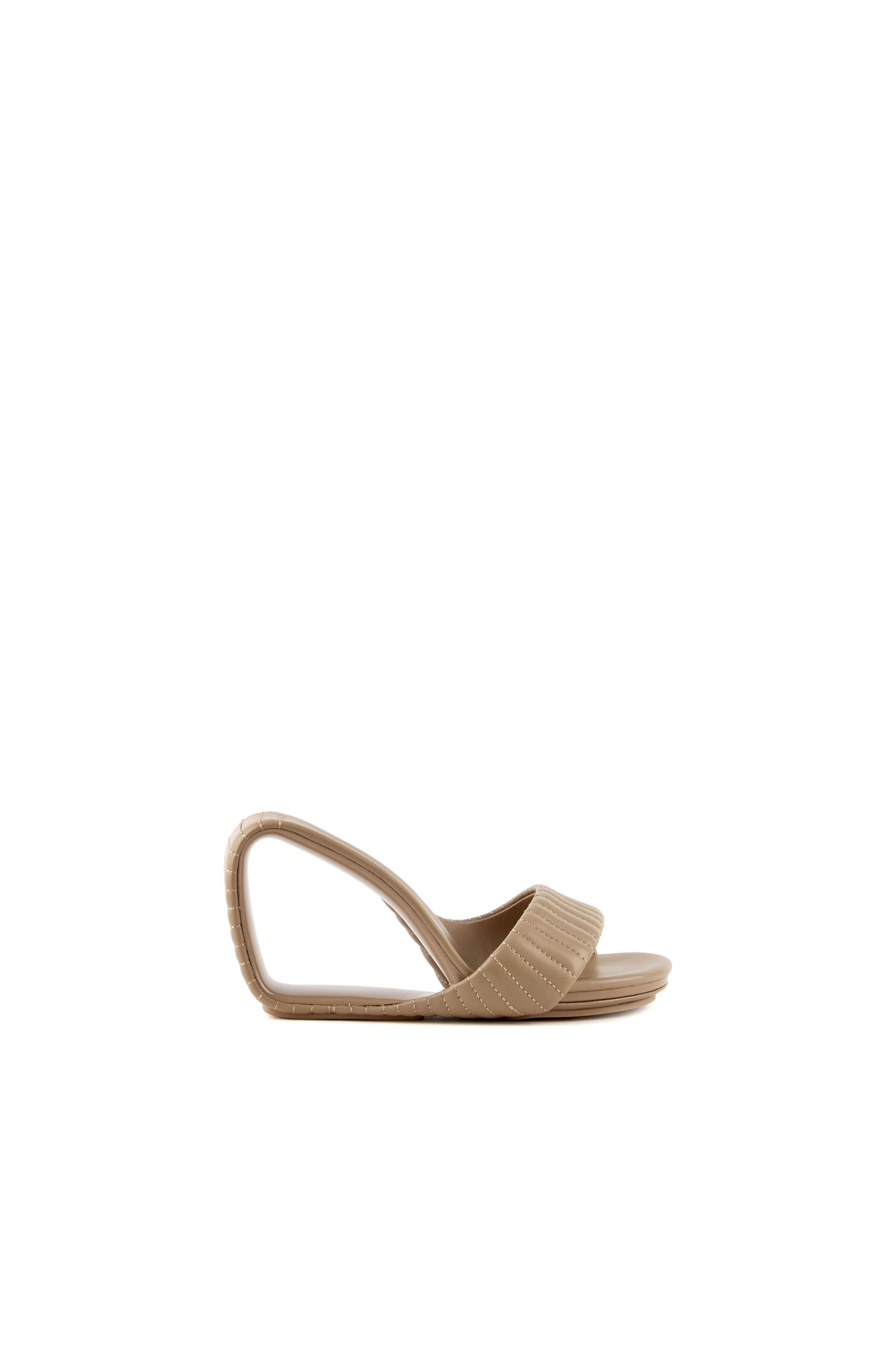 Mobius Hi Puffier Sandals, Main, color, Timeless Taupe Puffier