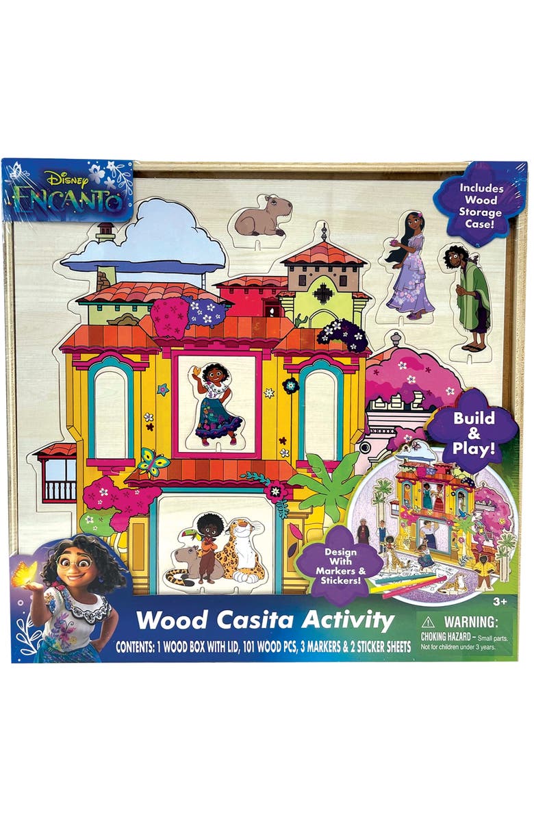 Disney Encanto Wood Casita Activity, Building & Decorating Set, Main, color, Multicolored