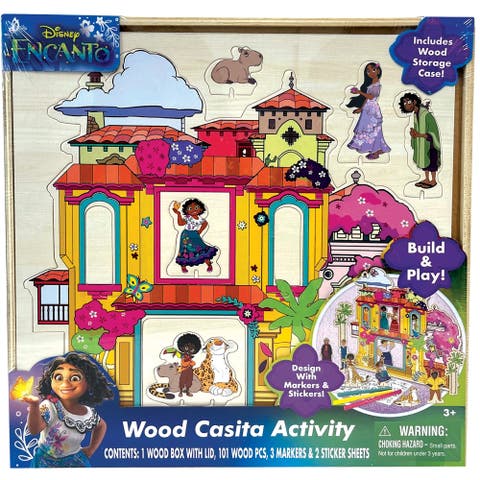 Encanto Wood Casita Activity, Building & Decorating Set