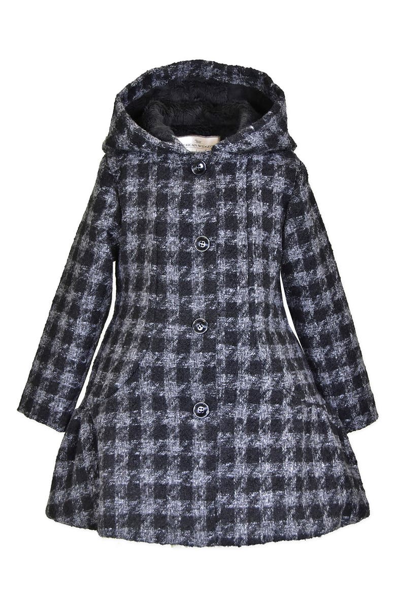 Widgeon Hooded Twill Swing Coat, Main, color,