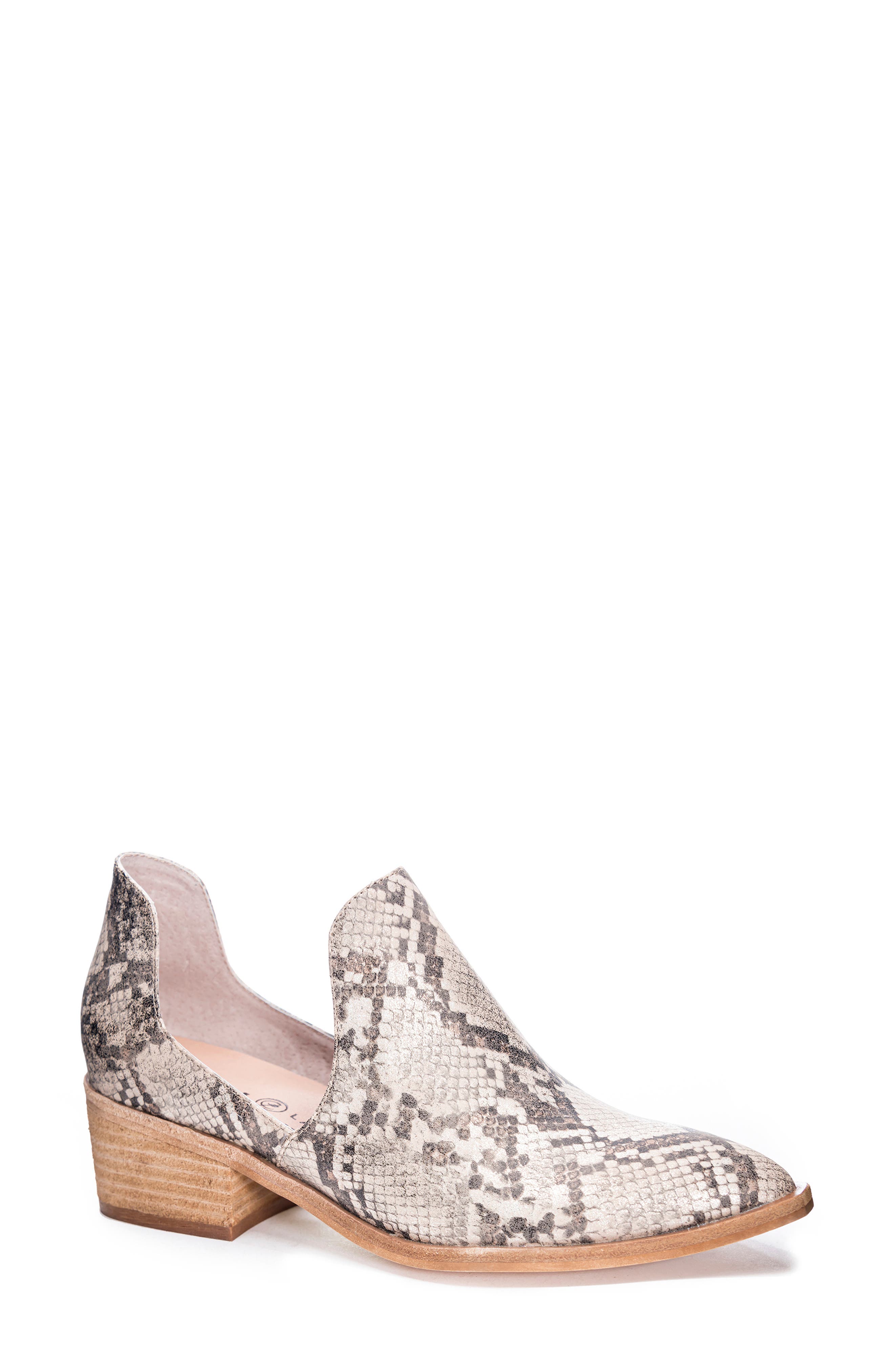 Fortune Bootie, Main, color, TAN SNAKE PRINT