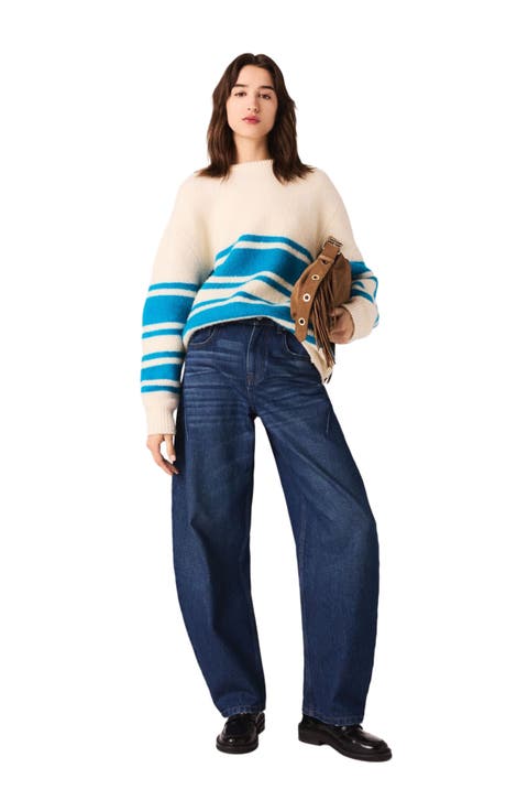 Oversized wool-blend sweater