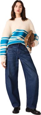 maje Oversized wool-blend sweater