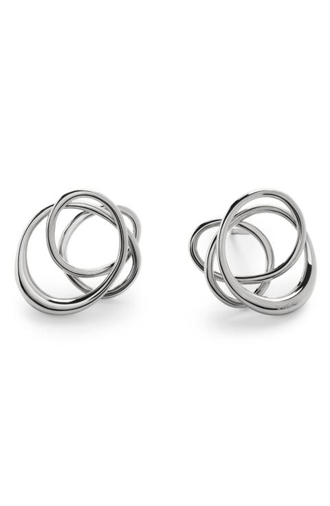 Nura Wrap Stud Earrings