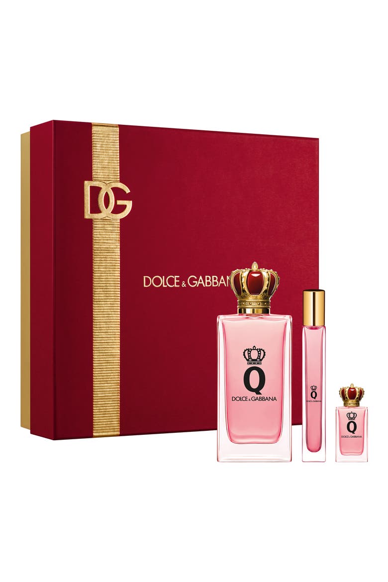 Q by Dolce&Gabbana Eau de Parfum 3-Piece Gift Set $207 Value, Main, color, NO COLOR
