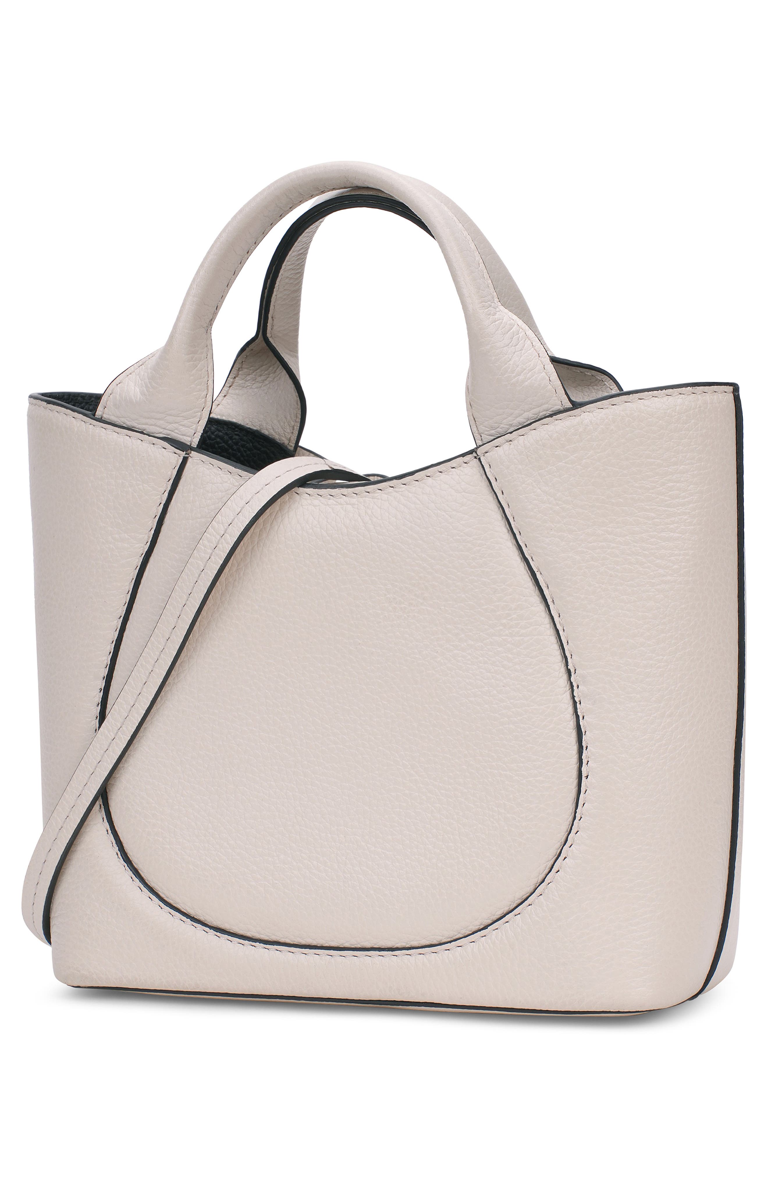 Katrina Mini Leather Tote, Alternate, color, PUMICE