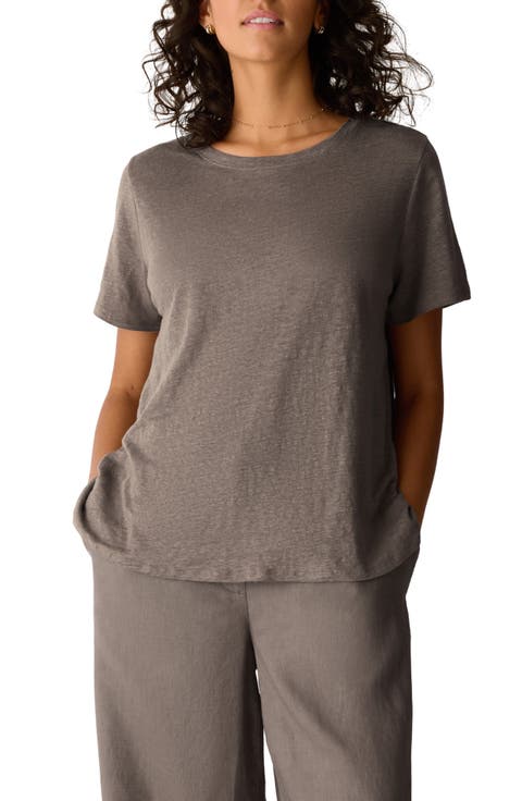 Organic Linen Crewneck T-Shirt