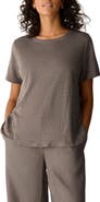 Eileen Fisher Organic Linen Crewneck T-Shirt