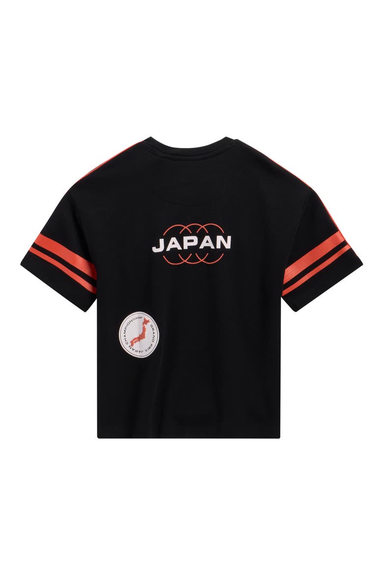 Kids' Japan Racing Graphic T-Shirt, Alternate, color, BLACK