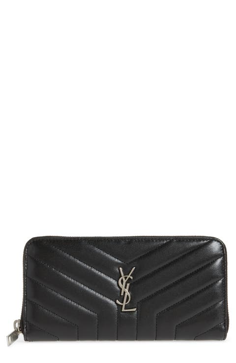 Loulou Matelassé Leather Zip-Around Wallet
