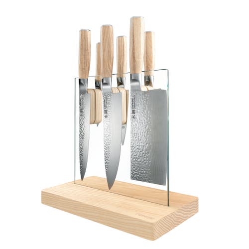 Cuisine::pro ® Cuisinepro® Damashiro® Emperor Hikari Knife Block 7 Piece Ash