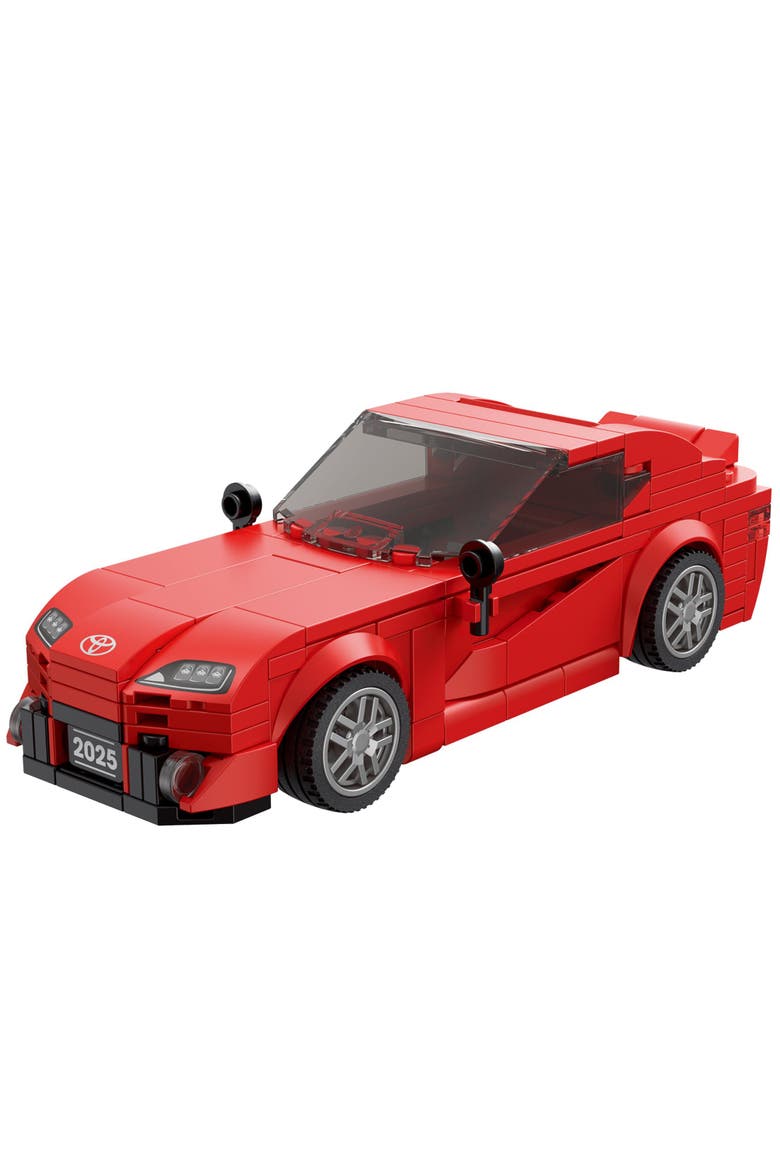 Toyota Supra Now & Then Building Set, Alternate, color, Brown