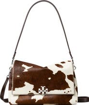 Tory Burch Charlie Genuine Calf Hair Shoulder Bag