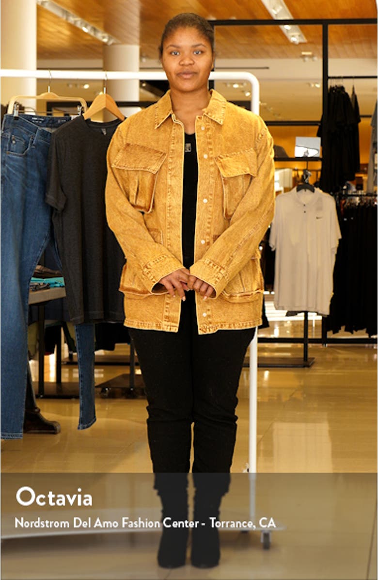 Tate Denim Utility Jacket, sales video thumbnail