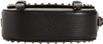 Valentino Garavani Small Rockstud Saddle Crossbody Bag
