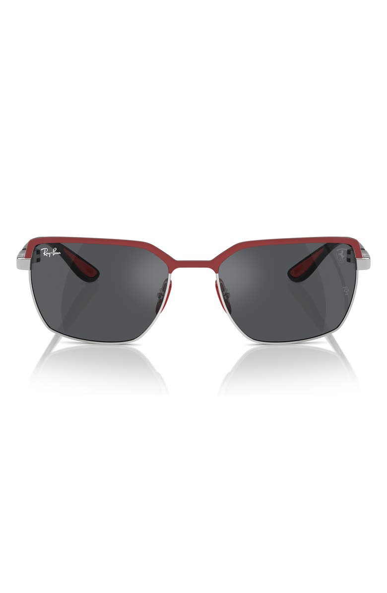 Ray-Ban x Ferrari Scuderia 58mm Square Sunglasses, Main, color,