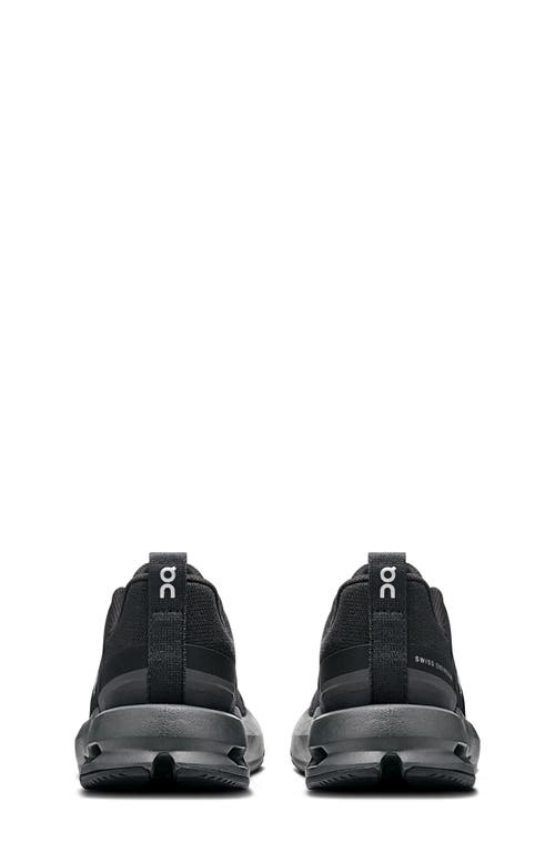 On Cloudnova Kids Sneaker In Black