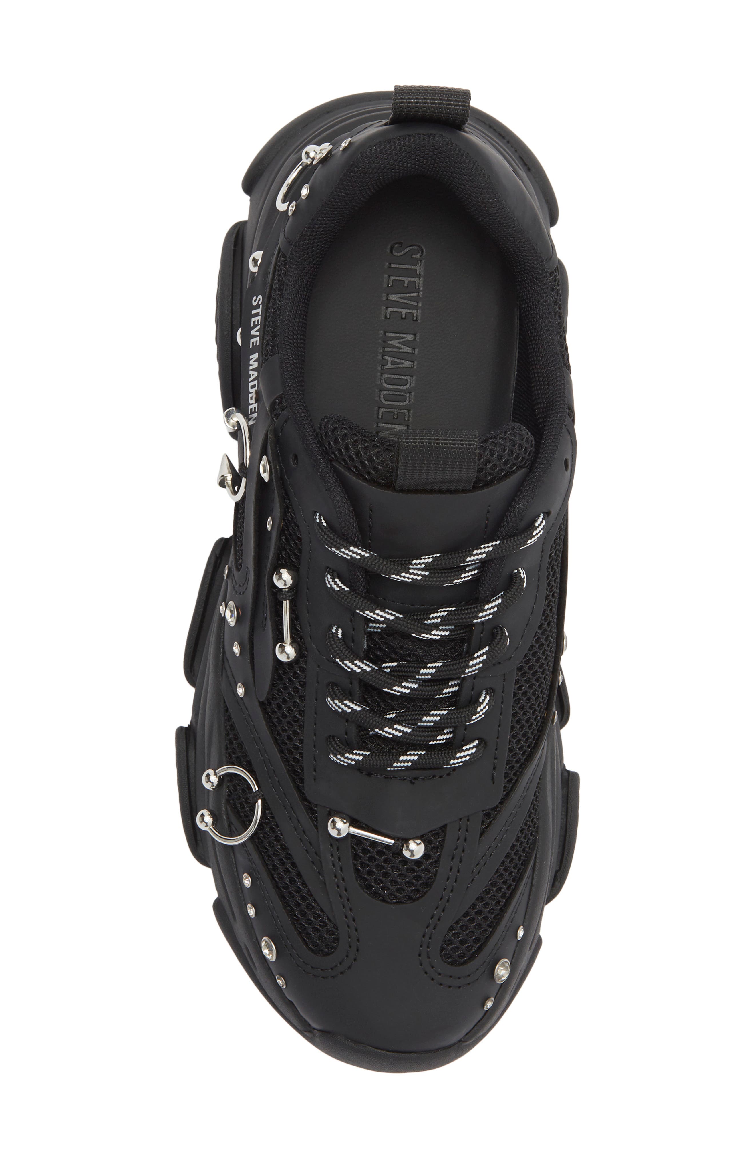 Steve Madden Possession Sneaker, Alternate, color, Black