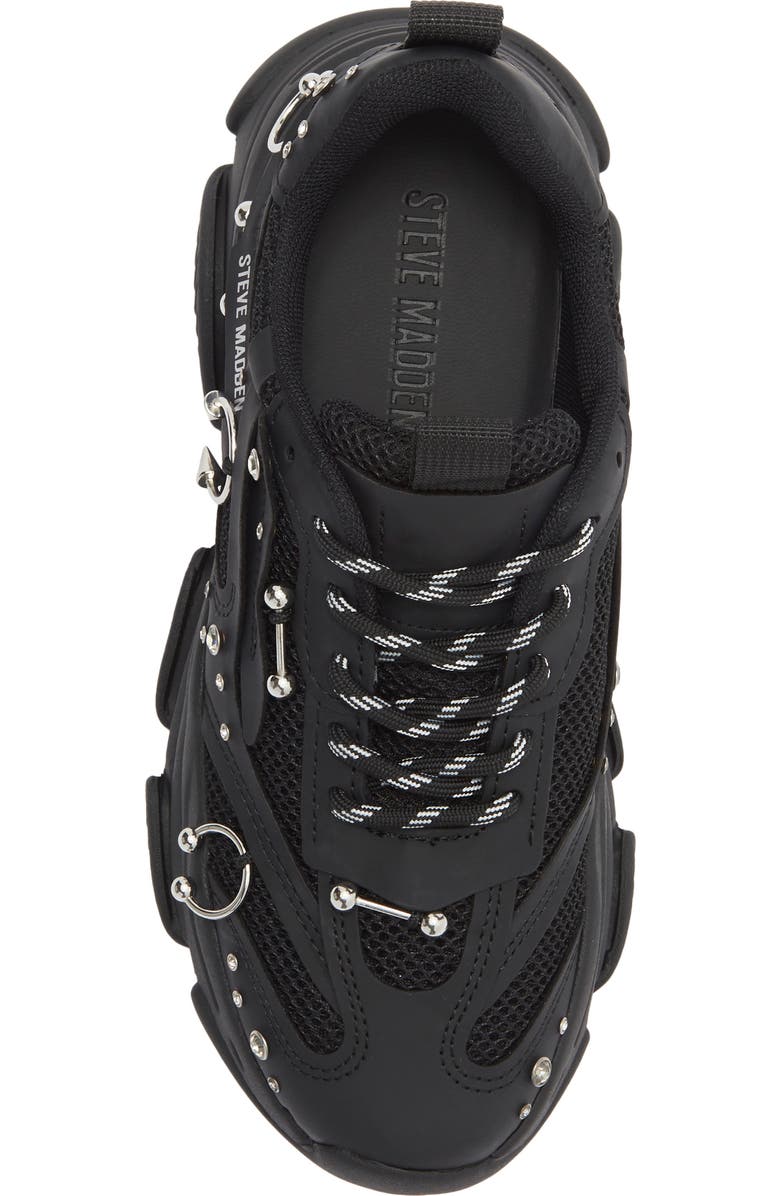 Steve Madden Possession Sneaker, Alternate, color, Black