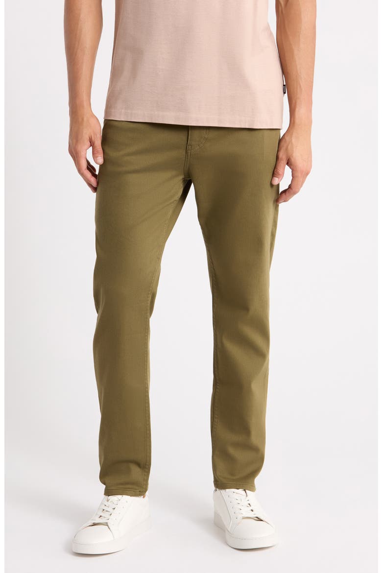 Taber Slim Fit Pants, Main, color, DARK GREEN